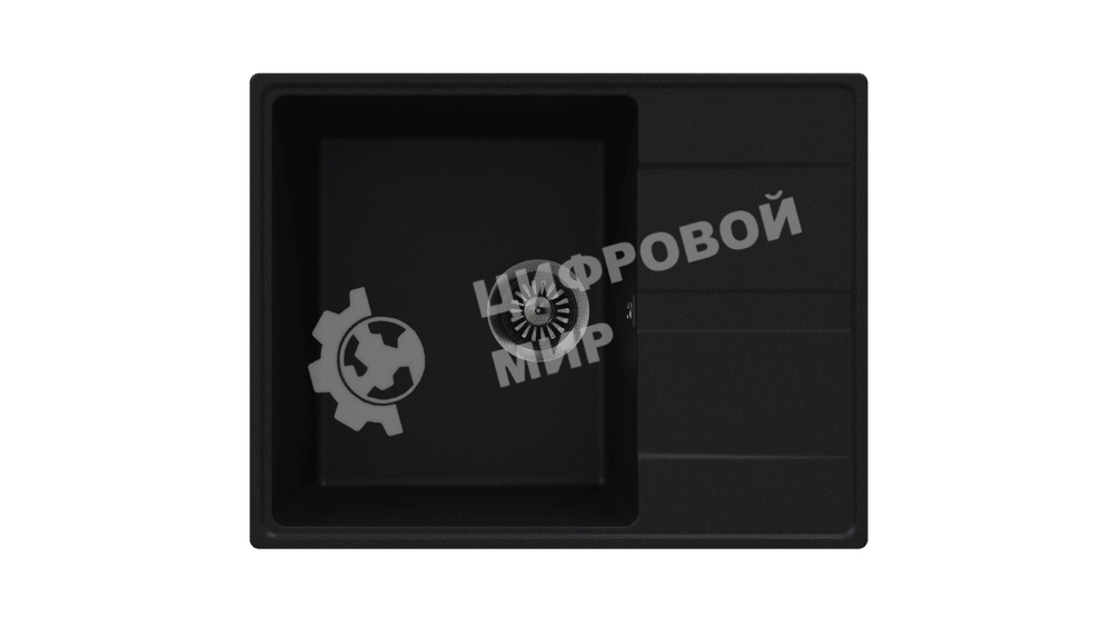 Кухонная мойка Maunfeld Lacrima 650 MFQS-650B черный