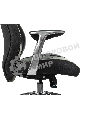 Кресло Бюрократ Zen/Black черный, кожа