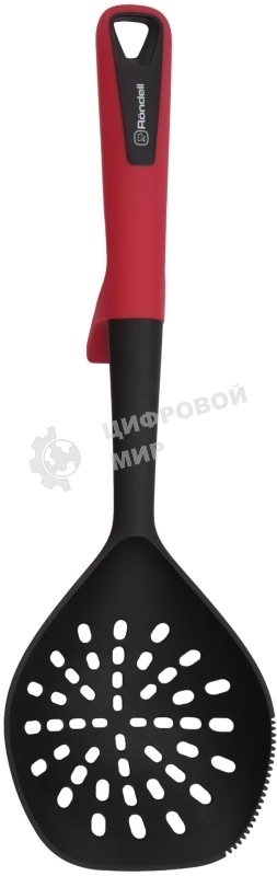 Шумовка для первых/вторых блюд Rondell Craft RD-1873 черный/красный упак.: картонная подложка