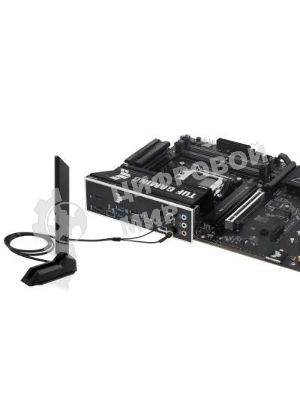 Материнская плата ASUS TUF GAMING B650-E WIFI, AM5, AMD B650, 4xDDR5, 4xSATA, 3xM.2, 1xPCIe 4.0 x16, 1xPCIe 4.0 x16, 1xPCIe x1, 1xDP, 1xHDMI, 1x2.5Gb LAN, Wi-Fi 6E, Bluetooth 5.3, 2xUSB-C (1x10Gbps, 1x20Gbps), 3xUSB-A 5Gbps, 2xUSB-A 10Gbps, 3xUSB-A 2.0, 5x3.5 мм, 7.1, ATX