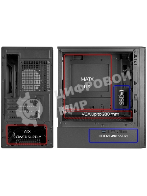 Компьютерный корпус Ginzzu CL401