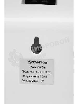 Громкоговоритель Tantos TSo-SW6a настенный 6Вт белый (00-00025704)