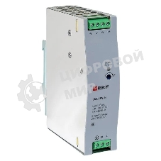 Блок питания на дин рейку EKF DR-E-75W-24 75Вт Uвх 220В AC Uвых 24В DC постоянного тока