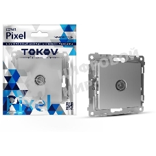 Коннектор TV TOKOV ELECTRIC СП Pixel механизм алюм.