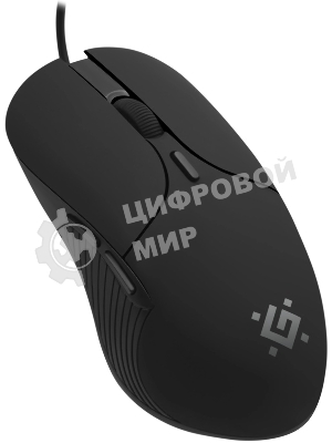 Мышь проводная Defender Oria GM-178 черный, 3600 dpi, USB, кнопки - 6