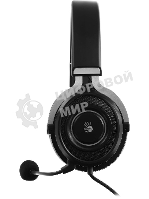 Гарнитура Bloody G535P чёрный/серебристый, проводная, подсветка