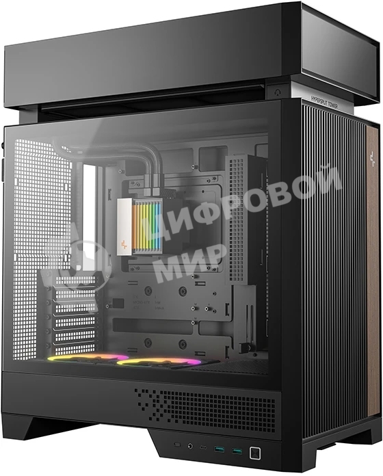Корпус DeepCool CL6600, Midi-Tower, чёрный, 5 x 120 мм
