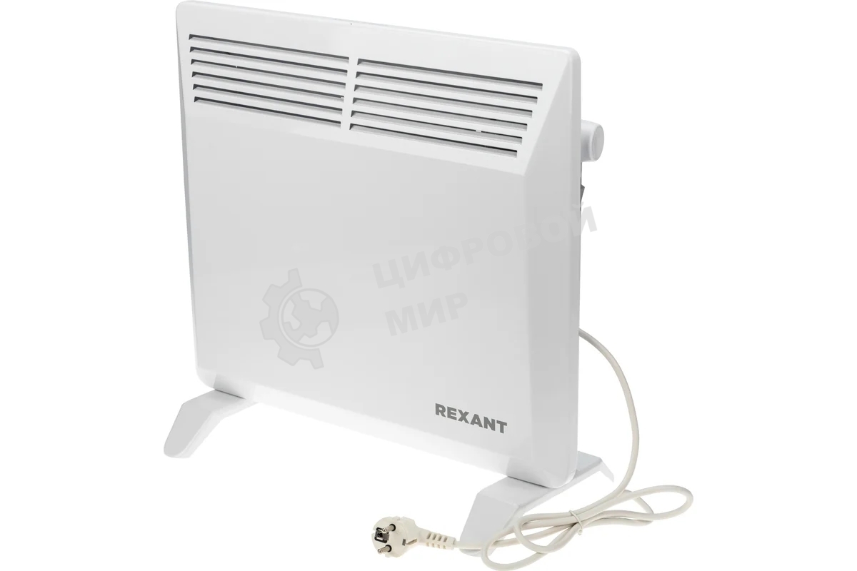 Конвектор электрический Rexant белый, 1000 Вт, 15 м2, термостат