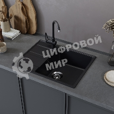 Кухонная мойка Maunfeld Lacrima 650 MFQS-650B черный