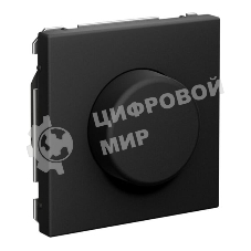 Светорегулятор поворотно-нажимной (диммер) ArtGallery LED RC 400Вт механизм карбон SE GAL001023