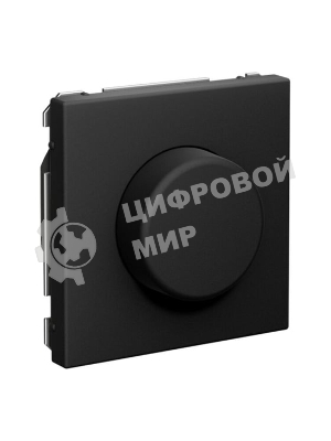 Светорегулятор поворотно-нажимной (диммер) ArtGallery LED RC 400Вт механизм карбон SE GAL001023