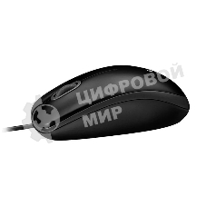 Мышь проводная Logitech M100/100R DARK/GREY (темно-серая/черная), 1000 dpi, USB, кнопки - 3