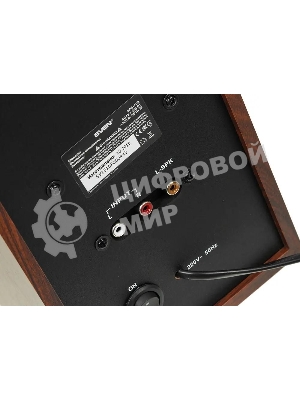 Акустическая система SVEN SPS-702 2.0 коричневый/орех 40Вт