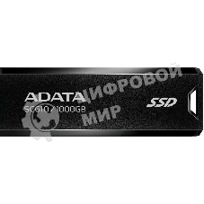 Внешний SSD ADATA SC610, 1TB, USB 3.2 Gen 2 Type-A, R/W 550/500, черный