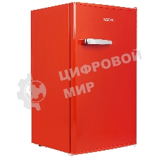 Холодильник Ascoli ADFRR90 красный однокамерный 85/15л морозилка сверху