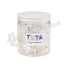 Коннектор Lanmaster TWT-PL45-8P8C/JR100, UTP кат.5E RJ45 прозрачный (упак.:100шт)
