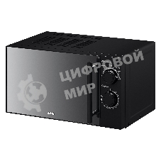 Микроволновая печь BBK 20MWS-773M/B-M черный, 20 л, 700 Вт, переключатели - поворотный механизм