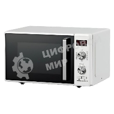 Микроволновая печь General Electronics GE-DG323W белый, 23 л, 800 Вт, переключатели - кнопки