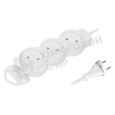Удлинитель бытовой Smartbuy (SBE-10-3-1.5m-N) 3 гн х 1,5 м белый