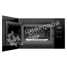 Встраиваемая микроволновая печь MONSHER MMH 1115 Noir, High-Tech, 15 л, мощность 600 Вт, 5 уровней мощности, размораживание, сенсорное управление, черный