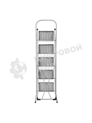 Стремянка стальная Сибртех, 5 широких ступеней 20х30 см с полимерным покрытием
