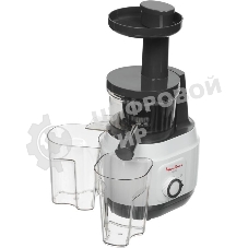 Соковыжималка Moulinex ZU150110 белый/черный, шнековая вертикальная, 150 Вт, 800 мл, электронное, реверс