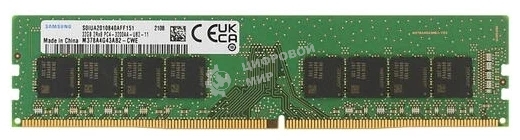 Оперативная память Samsung DDR4 32GB DIMM 3200MHz (M378A4G43AB2-CWE), 1 year, OEM
