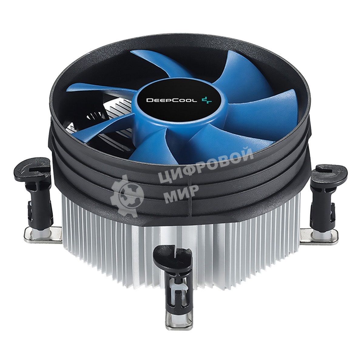 Кулер для процессора DEEPCOOL THETA 21 PWM черный/синий, 92 мм, алюминий, 2400 об/мин, 33.4 дБ, 4 pin, 95 Вт, 60.5 мм