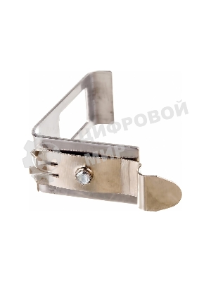 Рамка на DIN-рейку для установки модуля типа Keystone, металлическая Lanmaster