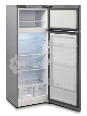 Холодильник Бирюса Б-M6035 металлик двухкамерный 240/60л морозилка сверху