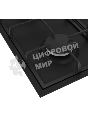 Газовая варочная поверхность Hotpoint HGMT 642 BL, независимая, черный
