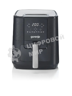 Аэрогриль Gorenje AF1350DWB черный, 1350 Вт, 5.4 л, сенсор, 8 программ