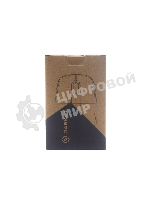 Мышь проводная Raskat M015 черный, 1000 dpi, USB, кнопки - 3