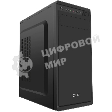 Компьютерный корпус CBR ATX Miditower J02, без БП, 1хUSB 3.0, 2хUSB 2.0, HD Audio+Mic, черный PCC-ATX-J02-WPSU