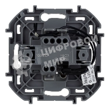 Выключатель 1-клавишный с подсветкой/индикацией, 10AX, 250 В, алюминий