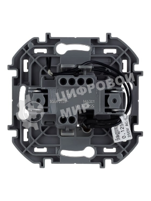 Выключатель 1-клавишный с подсветкой/индикацией, 10AX, 250 В, алюминий