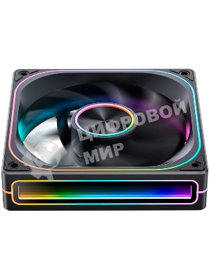 Кулер для корпуса JONSBO ZA-120BR Reverse (120x120x28мм, 4-pin PWM, ARGb, 62.4CFM, 37.3dBA, 2400RPM, черный)