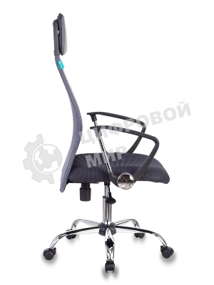 Кресло Бюрократ KB-6N/SL/DG/TW-12 TW-04 TW-12 серый, сетка