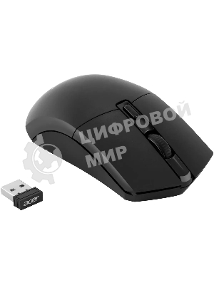 Комплект клавиатура+мышь Acer OKR120 беспроводной, USB, 1600 DPI, чёрный