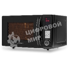 Микроволновая печь Hyundai HYM-D3009 черный, 23 л, 800 Вт, переключатели - кнопки, поворотный механизм