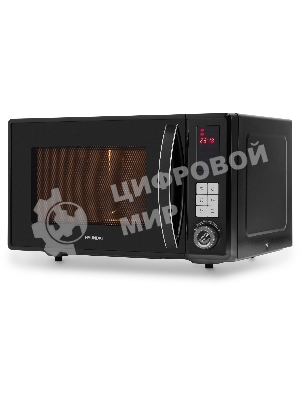 Микроволновая печь Hyundai HYM-D3009 черный, 23 л, 800 Вт, переключатели - кнопки, поворотный механизм