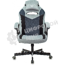 Кресло Бюрократ VIKING 6 KNIGHT BL FABRIC синий, ткань, 120 кг, механизм качания