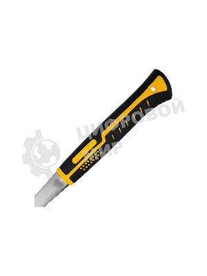 Молоток-гвоздодер Denzel 450 г, цельнометаллический, двухкомпонентная рукоятка