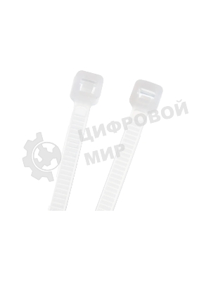 Нейлоновые стяжки Fortisflex КСС 4х150 мм белый 100 шт
