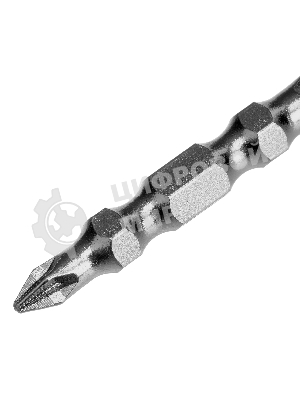 Бита двухстор. Gross PZ2-PZ1х45 мм, сталь S2, 10 шт.