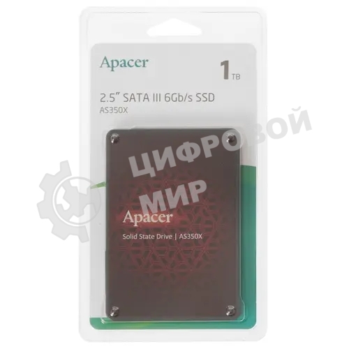 Накопитель SSD Apacer AS350X, 1Tb, 2.5