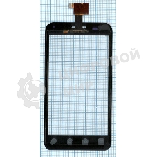 Сенсорное стекло (тачскрин) для ZTE V807 Blade C YZ-CTP465-FPC-V1, черное