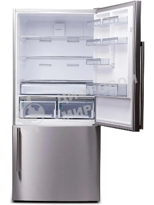 Холодильник Sharp SJ653GHXI52R серебристый двухкамерный 400/164 л морозилка снизу, No Frost