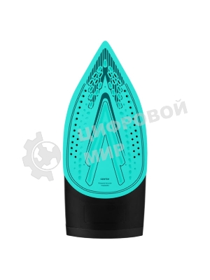 Утюг Centek CT-2314 черный/бирюзовый, 2800 Вт, 50 г/мин, 190 г/мин, 370 мл