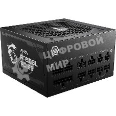 Блок питания MSI ATX 750W MAG A750GL PCIE5 Gen.5 80 PLUS gold (20+4pin) APFC 120мм fan 8xSATA Cab Manag RTL